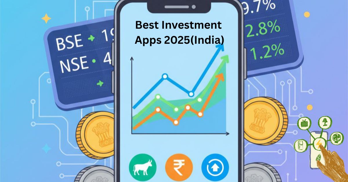 Top 10 Best Investment Apps in India 2025 for Beginner - Mobile investing and personal finance apps