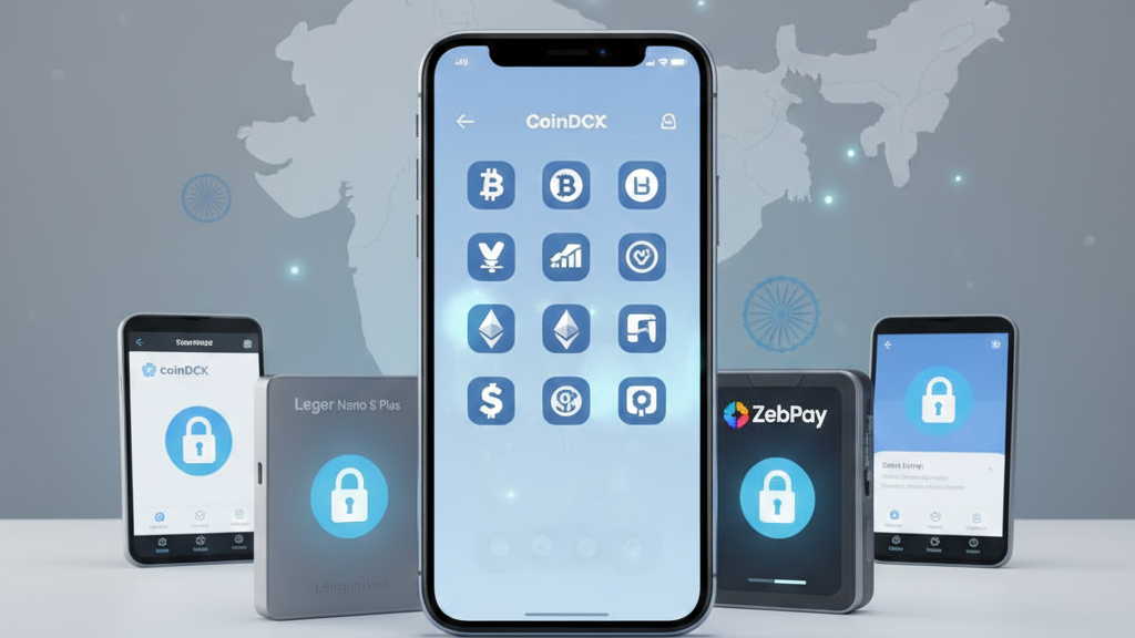 Mobile app for cryptocurrency transactions.